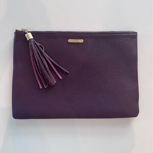 GiGi New York Large Leather Clutch